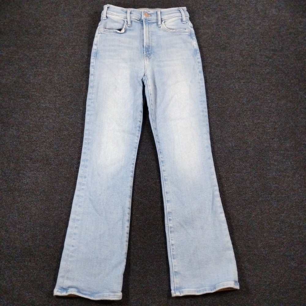 Mother The Hustler Ankle Jeans Women 25 In California Cruiser Light Wash Flare